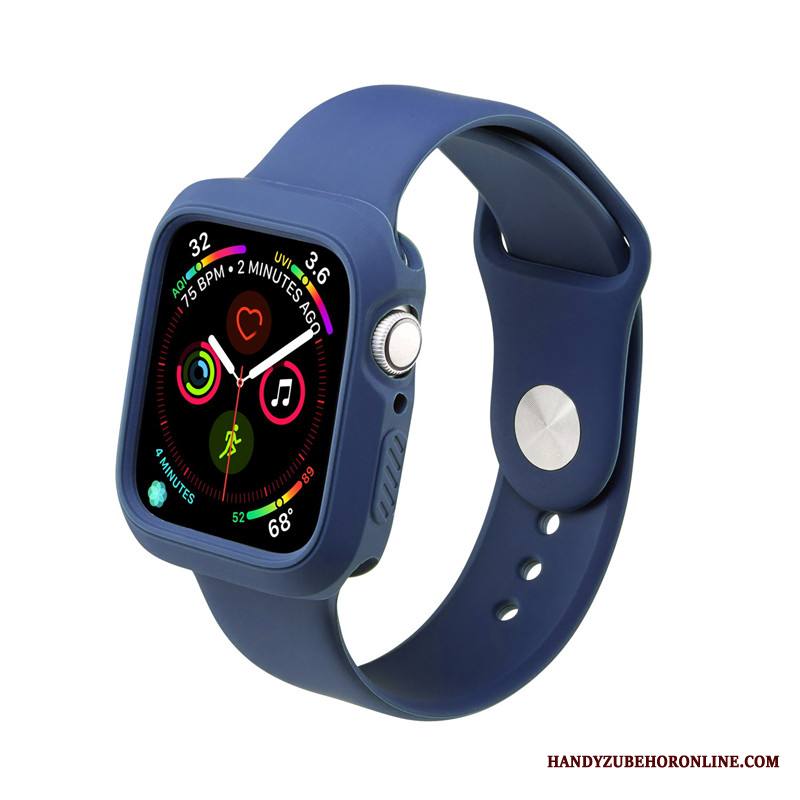 Apple Watch Series 4 Suojaus Trendi Kuori All Inclusive Punainen Silikoni Läpäisemätön