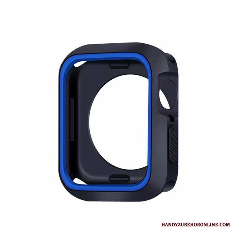 Apple Watch Series 5 Suojaus Silikoni All Inclusive Sininen Kuori Kotelo Kehys