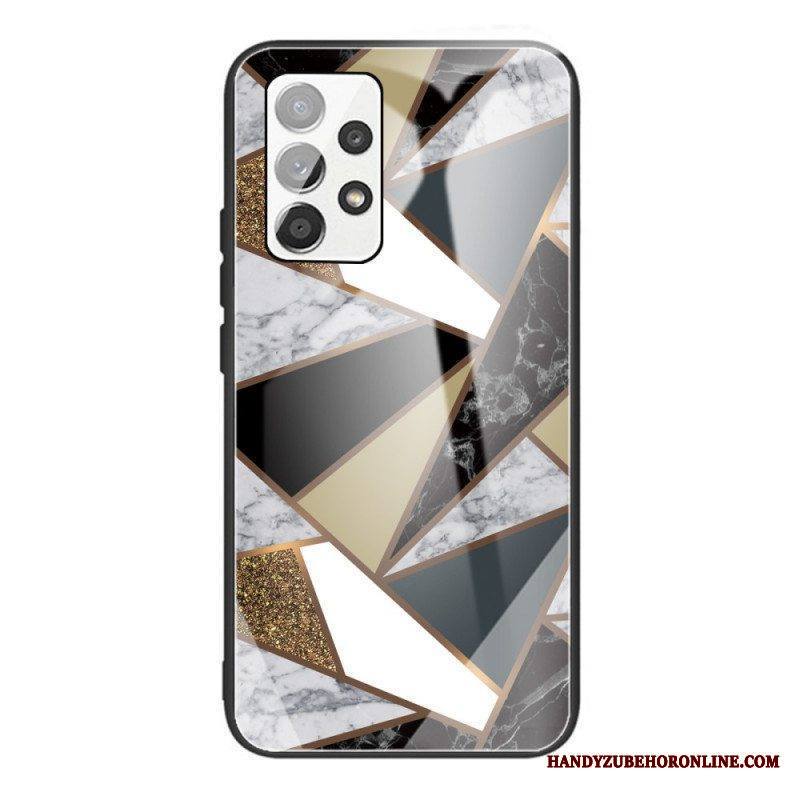 Case Samsung Galaxy A53 5G Geometria Marmori Karkaistu Lasi
