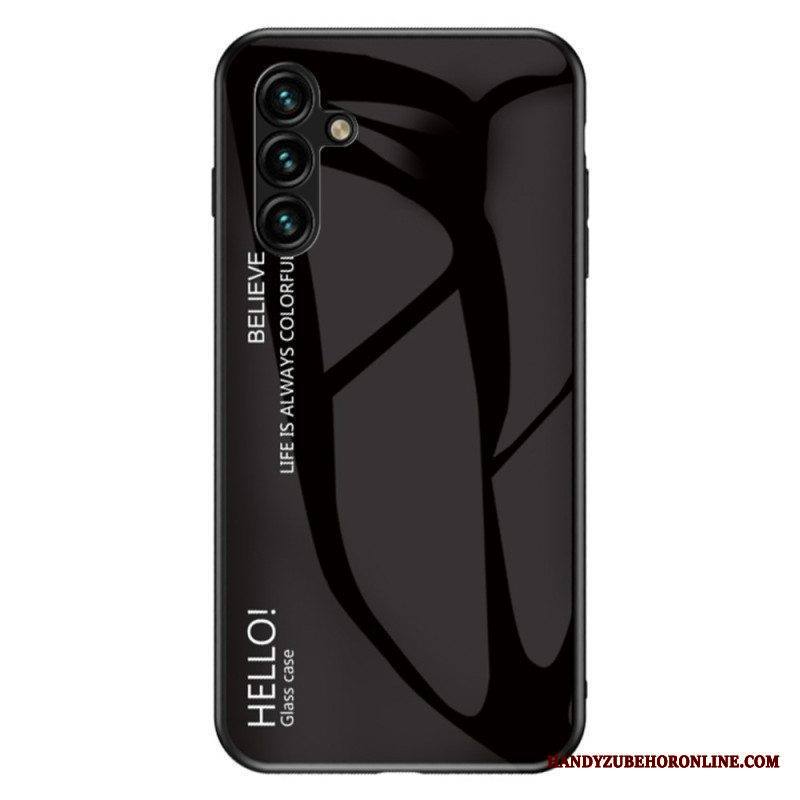 Case Samsung Galaxy A54 5G Karkaistu Lasi Hello