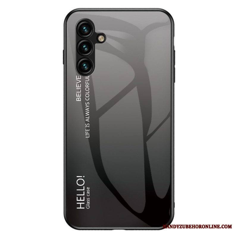 Case Samsung Galaxy A54 5G Karkaistu Lasi Hello