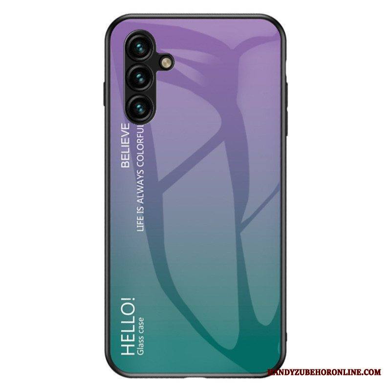 Case Samsung Galaxy A54 5G Karkaistu Lasi Hello