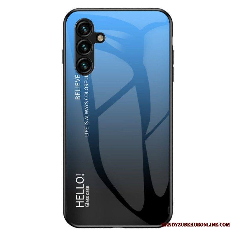 Case Samsung Galaxy A54 5G Karkaistu Lasi Hello