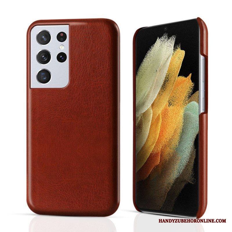 Case Samsung Galaxy S21 Ultra 5G Ksq-nahkaefekti