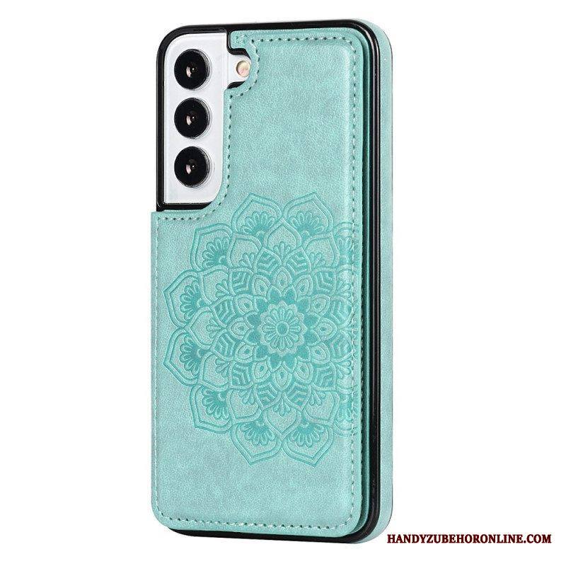 Case Samsung Galaxy S22 5G Mandala Print -korttikotelo