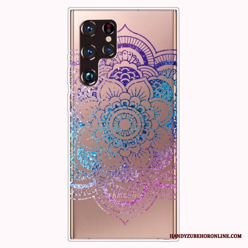 Case Samsung Galaxy S22 Ultra 5G Mandala Suunnittelu