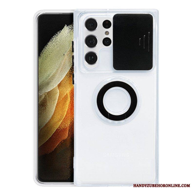 Case Samsung Galaxy S22 Ultra 5G Rengastuki Ja Linssisuojat
