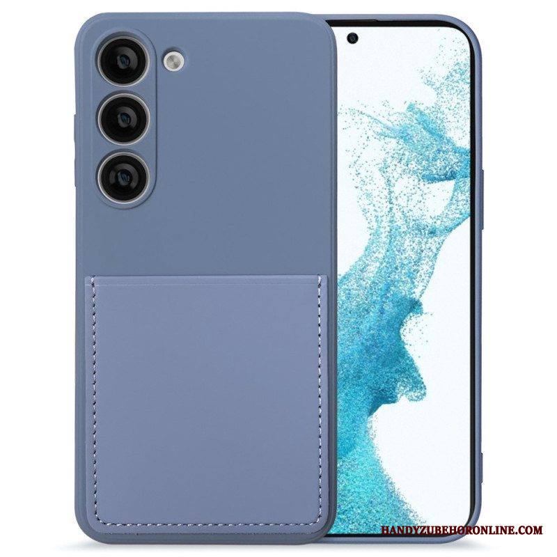 Case Samsung Galaxy S23 5G Nestemäinen Silikonikorttikotelo