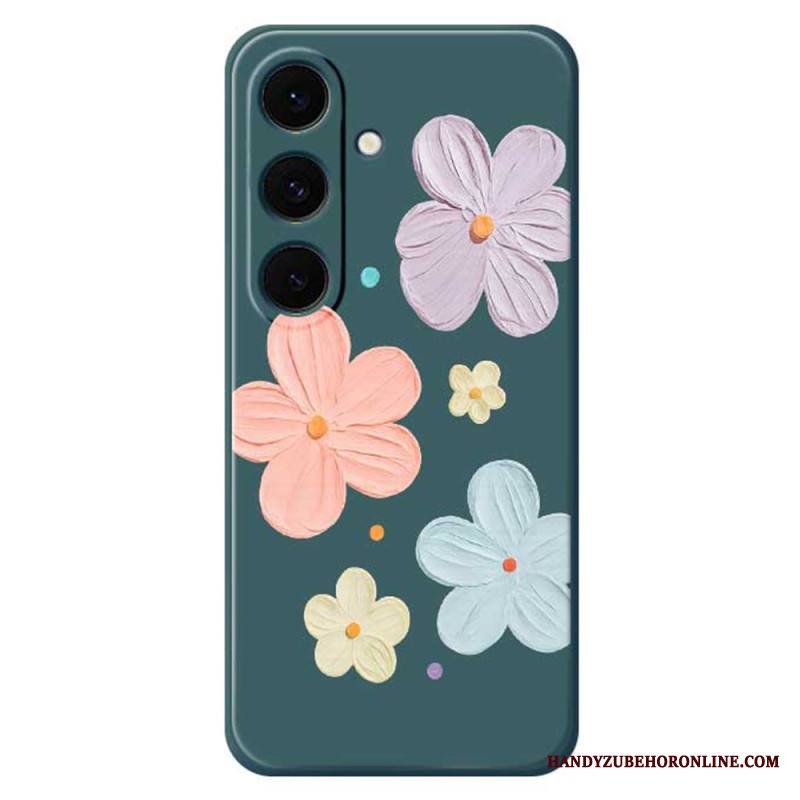 Case Samsung Galaxy S25 Fe Puhelinkuoret Pastellivärinen Kukkasilikoni