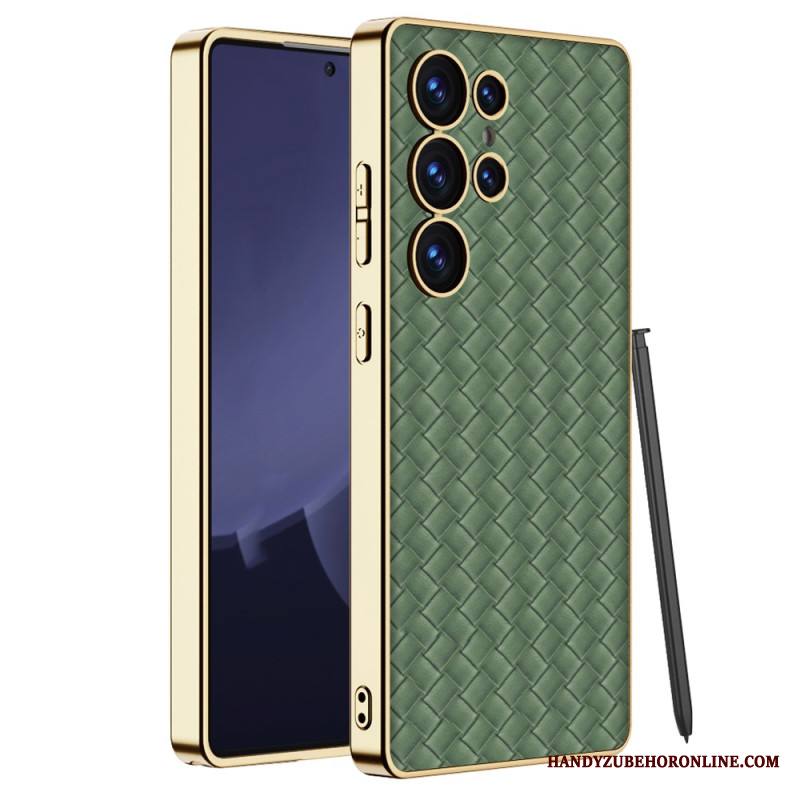 Case Samsung Galaxy S25 Ultra 5g Puhelinkuoret Kudottu Tekstuuri