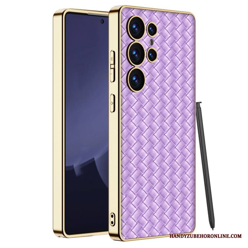 Case Samsung Galaxy S25 Ultra 5g Puhelinkuoret Kudottu Tekstuuri