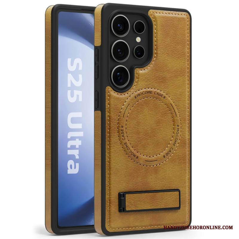 Case Samsung Galaxy S25 Ultra 5g Puhelinkuoret Nahkakuvio Yhteensopiva Magsafen Kanssa