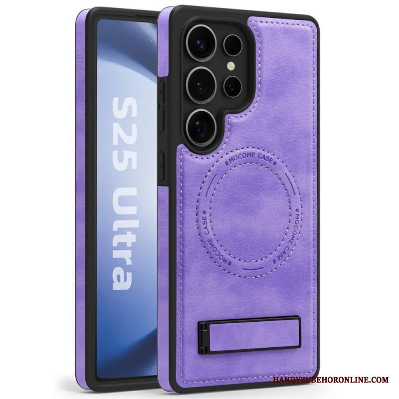 Case Samsung Galaxy S25 Ultra 5g Puhelinkuoret Nahkakuvio Yhteensopiva Magsafen Kanssa