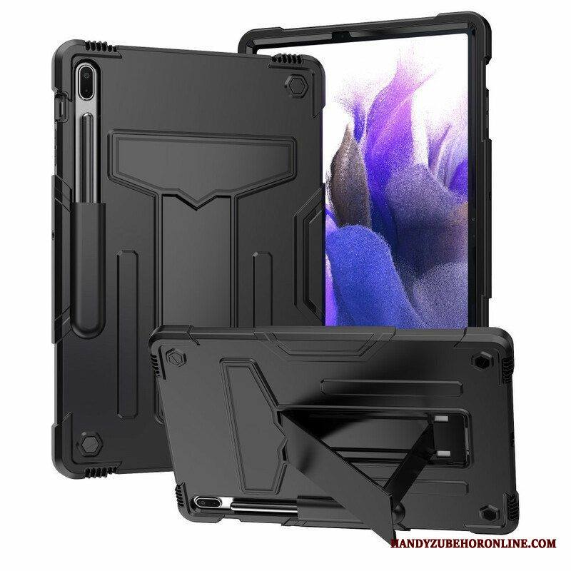 Case Samsung Galaxy Tab S7 FE Kestävä Kokoontaitettava Teline