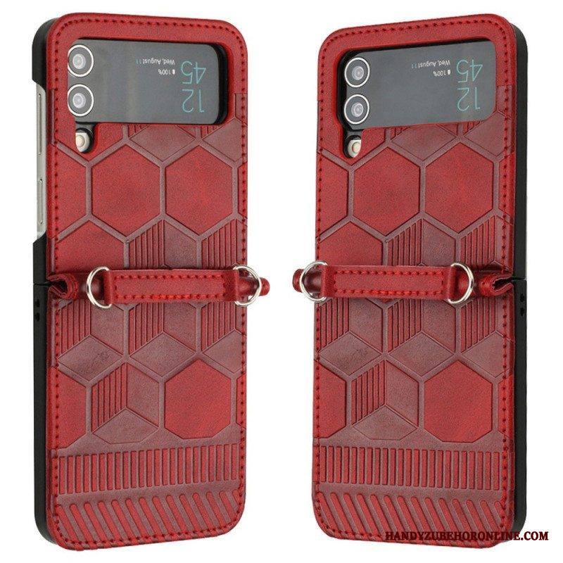 Case Samsung Galaxy Z Flip 4 Kotelot Flip Jalkapallopallon Suunnittelu