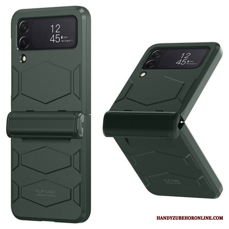 Case Samsung Galaxy Z Flip 4 Kotelot Flip Jäykkä Hunajakennomuotoilu