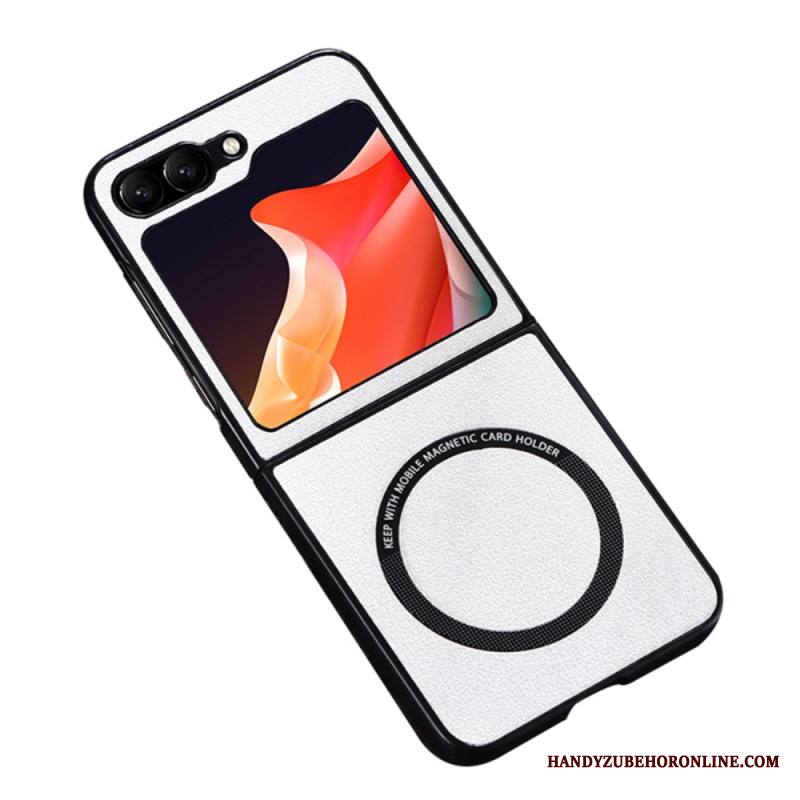 Case Samsung Galaxy Z Flip 7 Fe Puhelinkuoret Nahkaefekti Magsafe-yhteensopiva