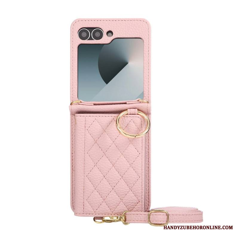 Case Samsung Galaxy Z Flip 7 Fe Puhelinkuoret Tikattu Olkahihnalla