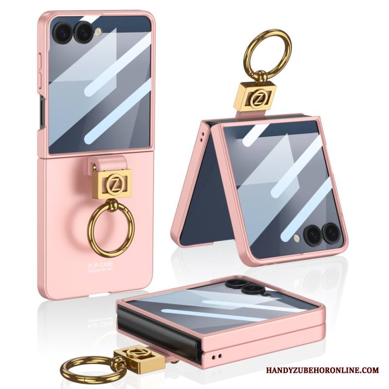 Case Samsung Galaxy Z Flip 7 Puhelinkuoret Sormusteline Ja Näytönsuoja Gkk