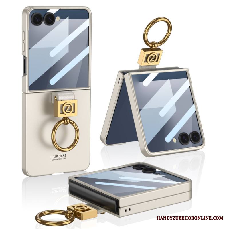 Case Samsung Galaxy Z Flip 7 Puhelinkuoret Sormusteline Ja Näytönsuoja Gkk