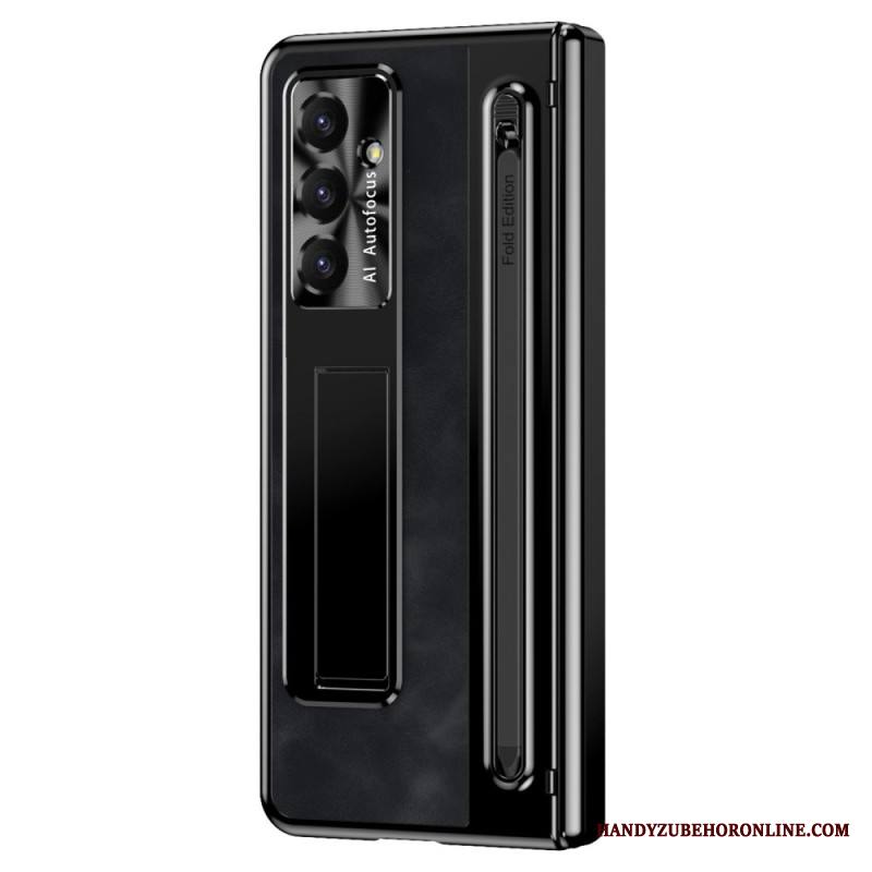 Case Samsung Galaxy Z Fold 7 Puhelinkuoret Nahkaefektijalusta Ja Kynäpidike