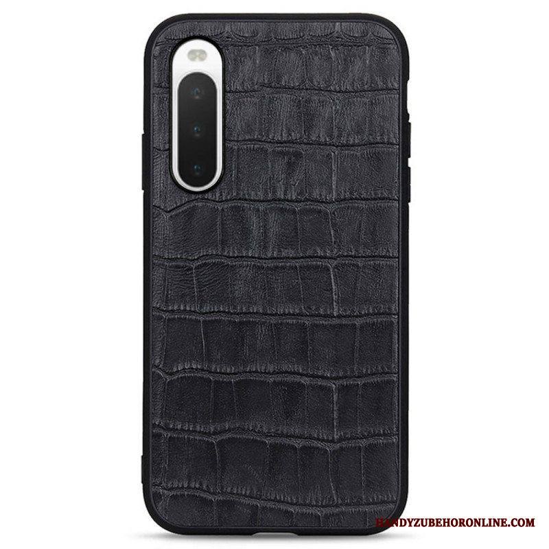 Case Sony Xperia 10 IV Aito Crocodile Texture -nahka