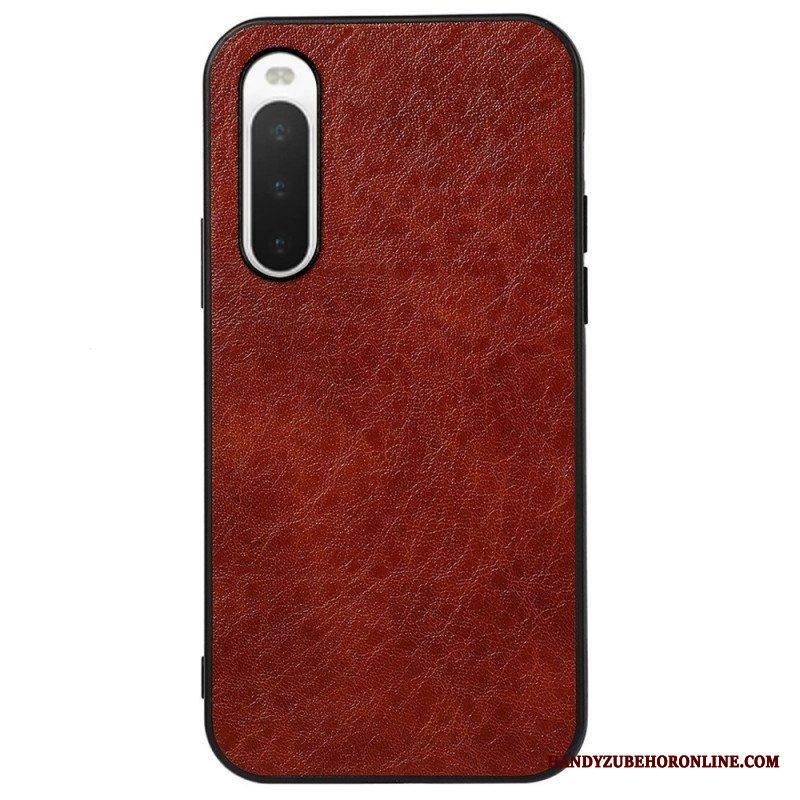Case Sony Xperia 10 IV Nahkaefekti