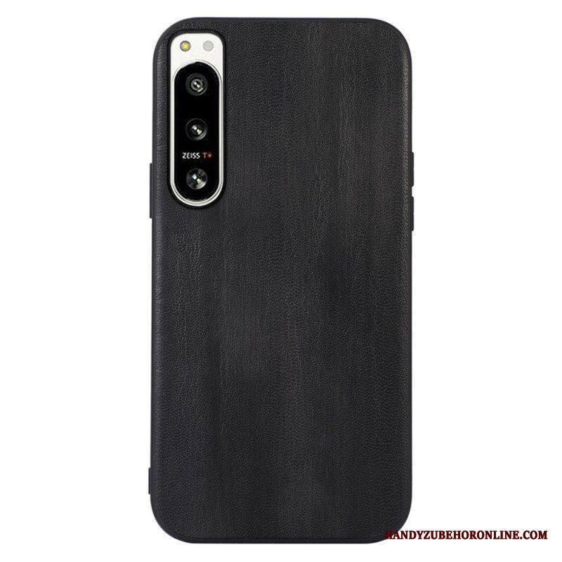 Case Sony Xperia 5 IV Teksturoitu Keinonahka