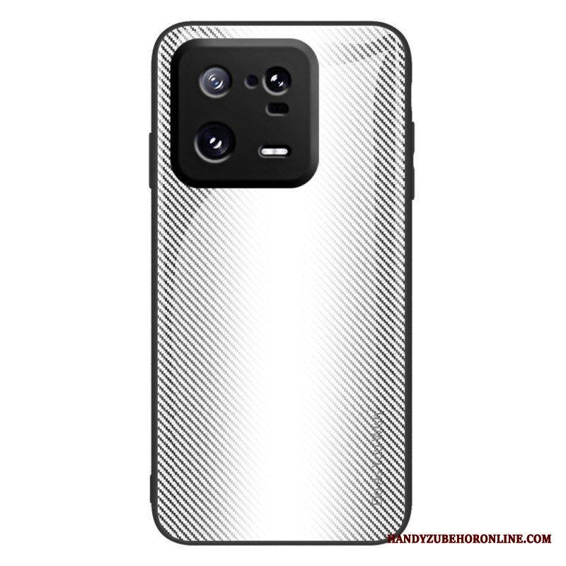 Case Xiaomi 13 Pro Klassinen Hiilikuitukarkaistu Lasi