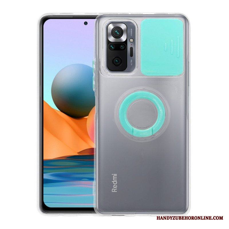 Case Xiaomi Redmi Note 10 Pro Kameran Kansi Jalustalla