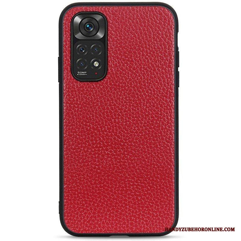 Case Xiaomi Redmi Note 11 / 11S Aitoa Litsi-nahkaa