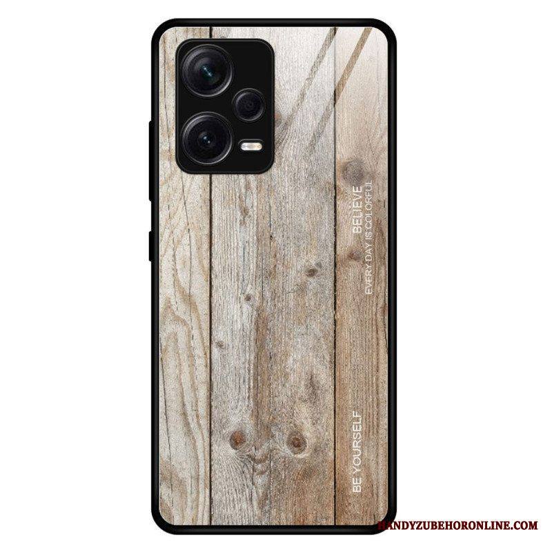 Case Xiaomi Redmi Note 12 Pro Plus Wood Design Karkaistu Lasi