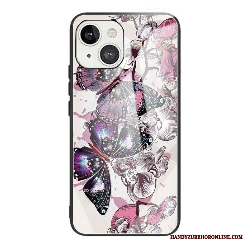 Case iPhone 13 Mini Butterflies Variation Karkaistu Lasi