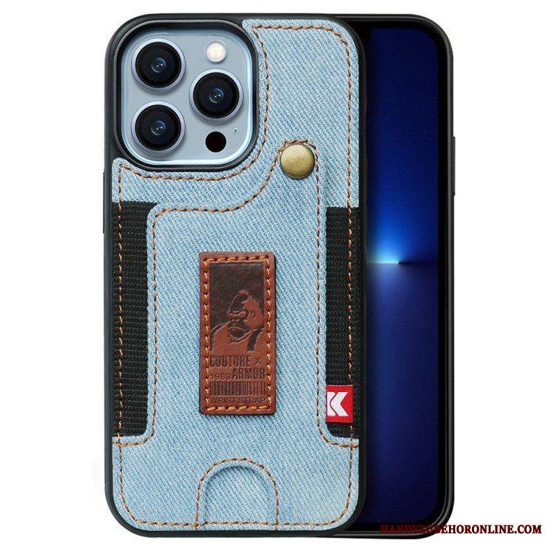 Case iPhone 14 Pro Korttipidike Ja Farkkuhihna
