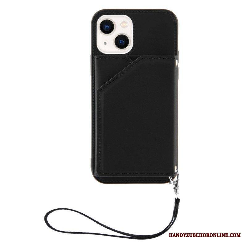 Case iPhone 14 Suojaketju Kuori Hihna Korttipidike