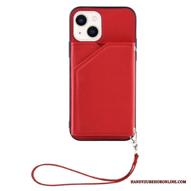 Case iPhone 14 Suojaketju Kuori Hihna Korttipidike