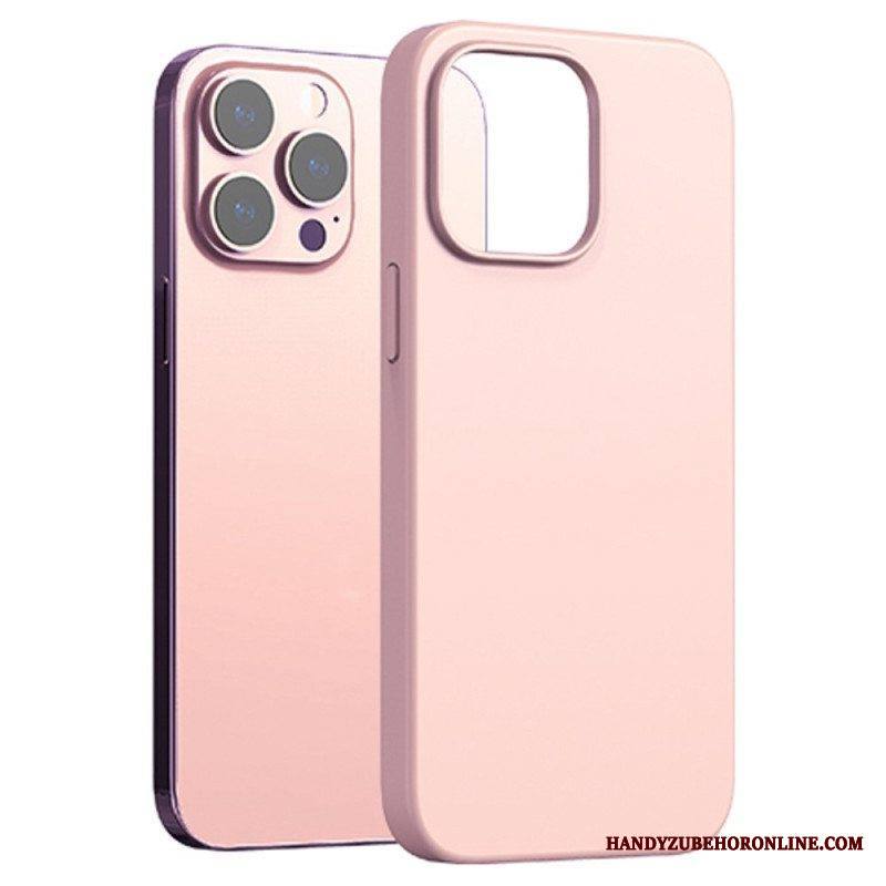 Case iPhone 14 Ylellinen Silikoni