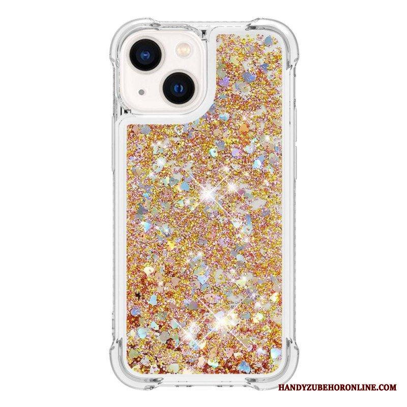 Case iPhone 15 Glitteriä