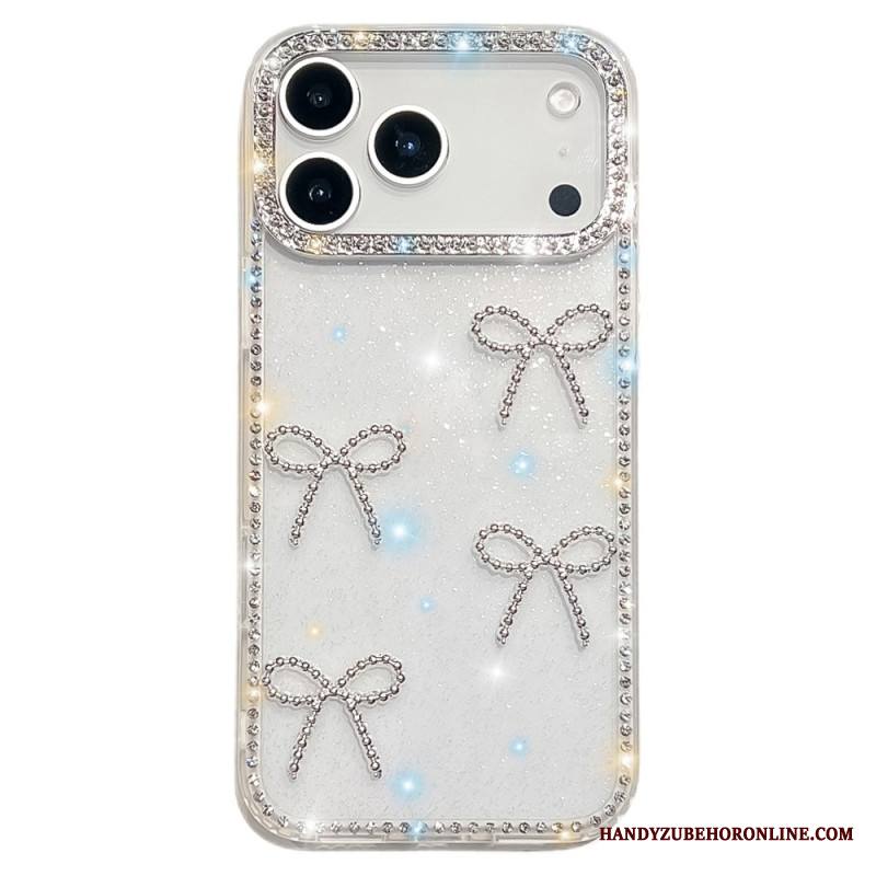 Case iPhone 17 Pro Max Puhelinkuoret Perhos- Ja Kimallekoriste