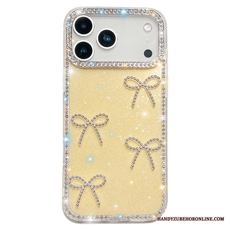 Case iPhone 17 Pro Max Puhelinkuoret Perhos- Ja Kimallekoriste