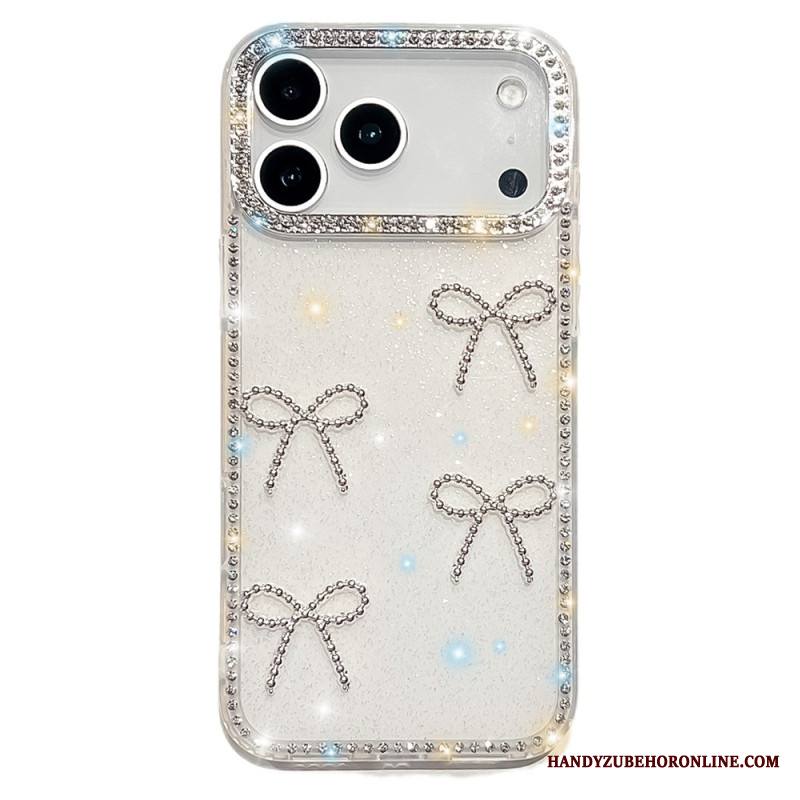 Case iPhone 17 Pro Max Puhelinkuoret Perhos- Ja Kimallekoriste