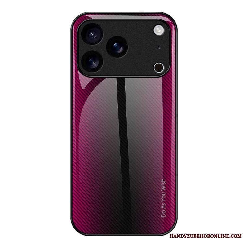 Case iPhone 17 Pro Puhelinkuoret Hiilikuitukarkaistu Lasi