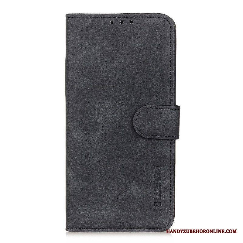 Flip Case Moto E40 / E30 / E20 Khazneh Vintage Nahkaefekti