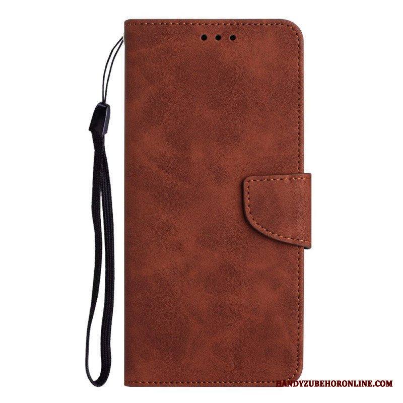 Flip Case Samsung Galaxy A13 Suojaketju Kuori Strappy Vintage Style