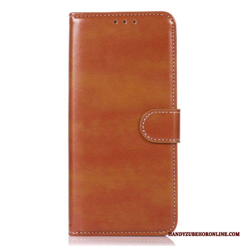 Flip Case Samsung Galaxy A13 Tavallinen Saumoilla