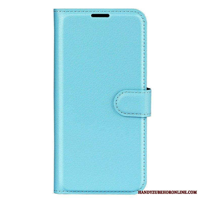 Flip Case Samsung Galaxy A14 / A14 5G Klassinen Keinonahka