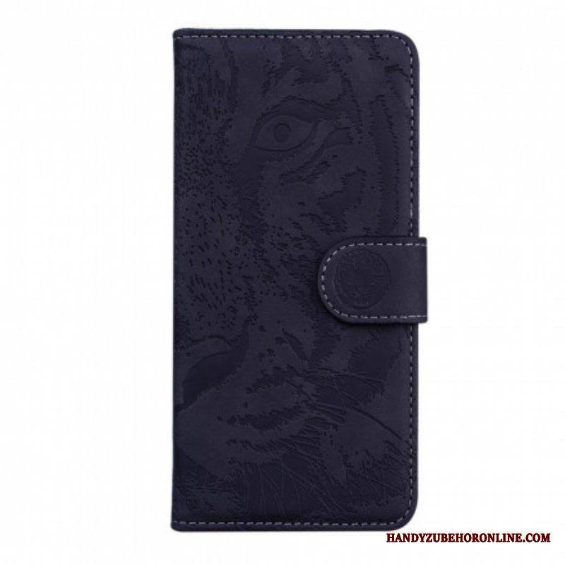 Flip Case Samsung Galaxy A52 4G / A52 5G / A52s 5G Tiger-kasvoprintti
