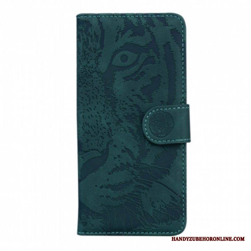 Flip Case Samsung Galaxy A52 4G / A52 5G / A52s 5G Tiger-kasvoprintti