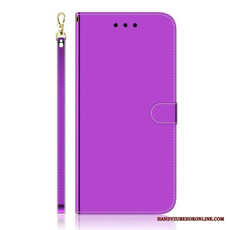 Flip Case Samsung Galaxy A53 5G Keinonahkainen Peilin Kansi