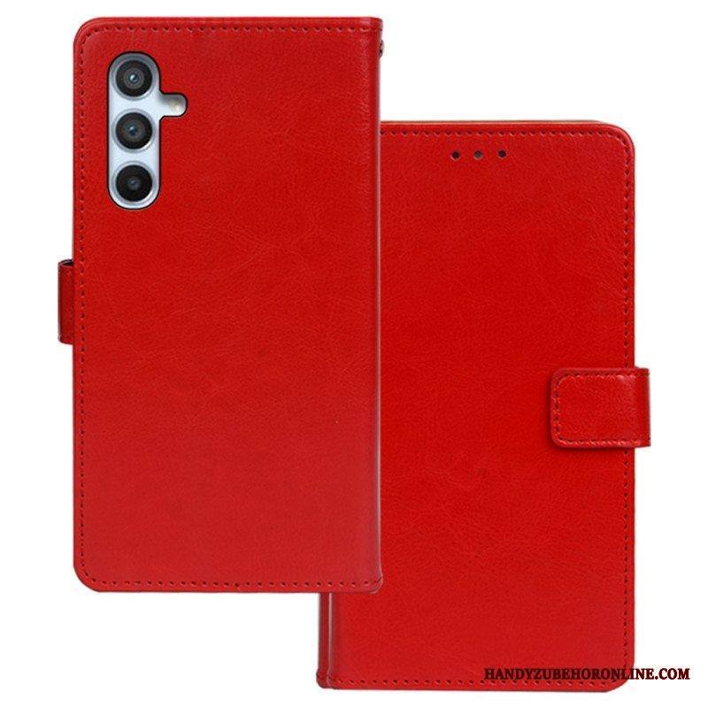 Flip Case Samsung Galaxy A54 5G Nahkajäljitelmä Idewei